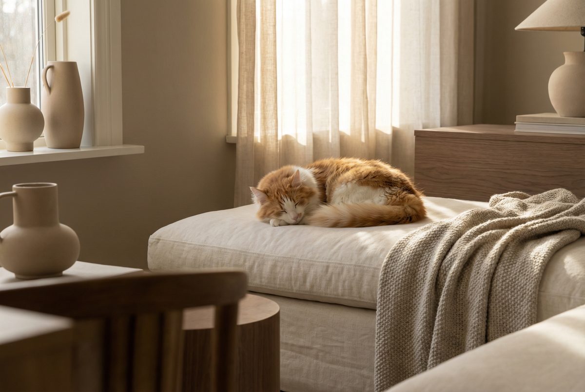 蘑菇影视-阳光下的猫咪 · 蘑菇影视治愈短视频